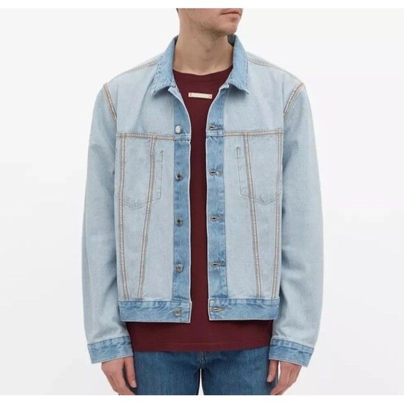 Helmut Lang Men's Inside-Out Reverse Trucker Jacket 1999 Reissue XXL Made in US - Picture 1 of 16
